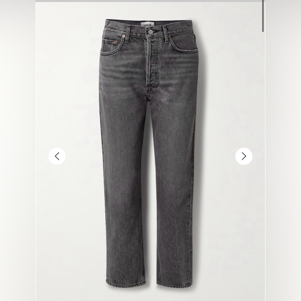 Agolde 90 Pinch Gray Denim Jeans